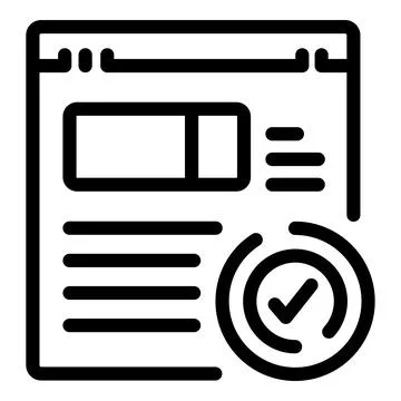 Teamwork website icon outline vector. Paper team Illustrazione stock