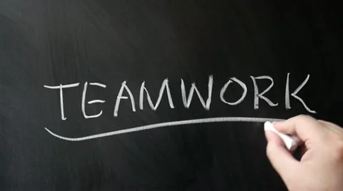 Teamwork word Stock Footage 11114869