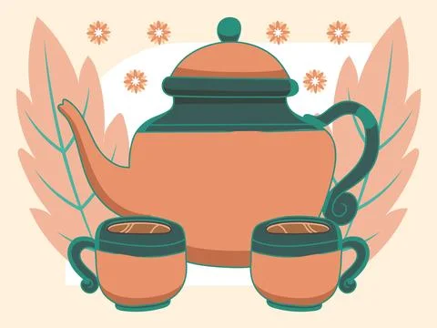 Teapot Concept Illustration Stock Illustration