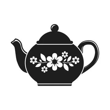 Teapot icon in flat style. Kettle vector illustration on isolated backgroun.. Stock Illustration