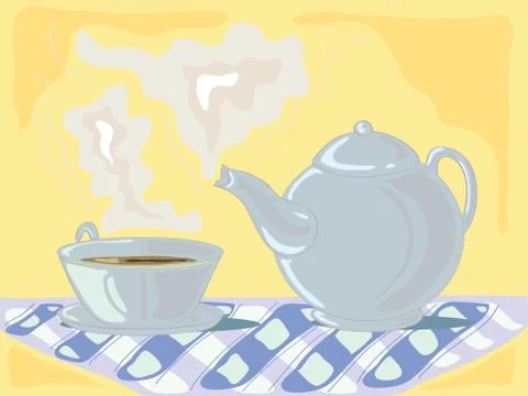 Teapot Stock Illustration