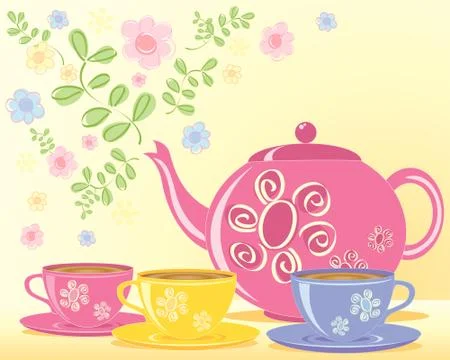 Teapot Stock Illustration