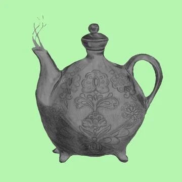 Teapot Stock Illustration