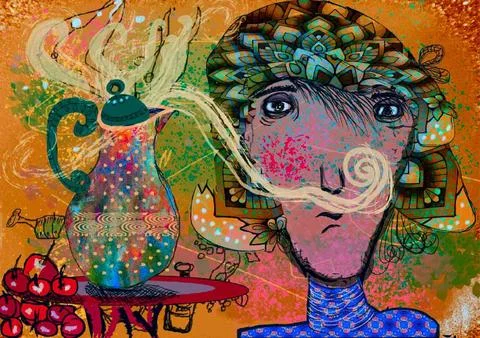 Teapot Stock Illustration