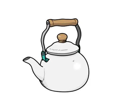 Teapot Illustration Stock Illustration