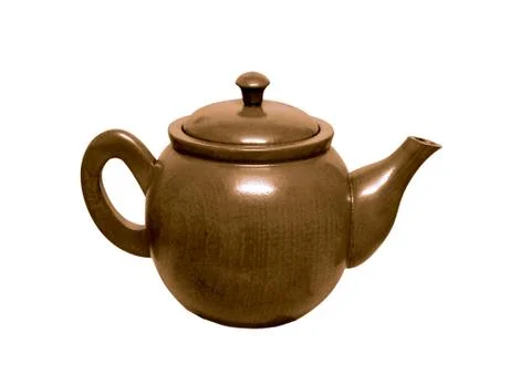 Teapot isolated on white background Stock Photos