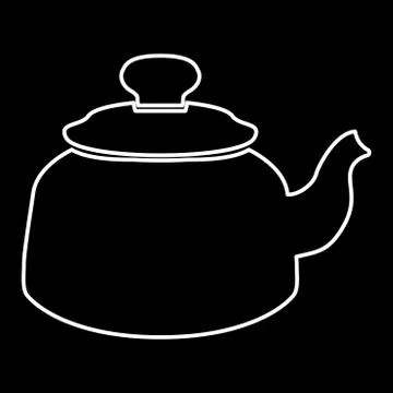 Teapot it is icon . Stock Illustration