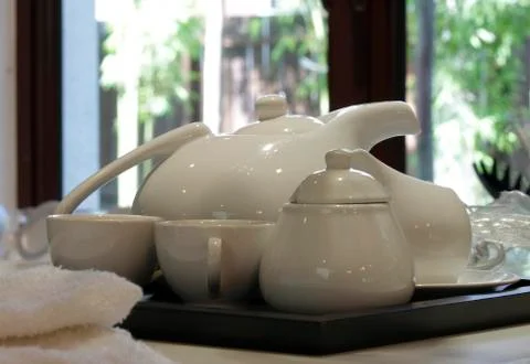 Teapot set Stock Photos