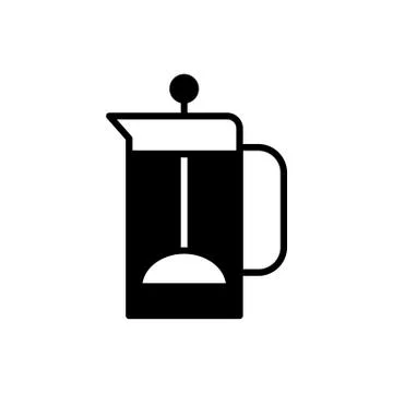Teapot symbol simple flat style vector icon Ilustración de archivo