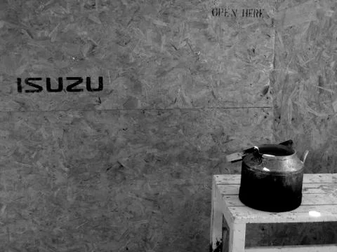 A teapot on the table Stock-Fotos