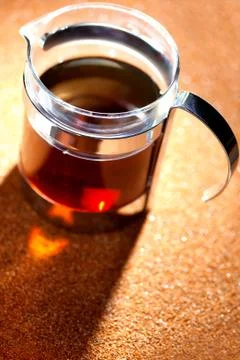 Teapot with tea 写真素材