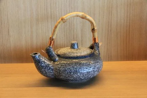 A teapot used for drinking tea Stock Photos