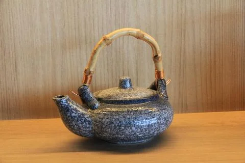 A teapot used for drinking tea Stock Photos