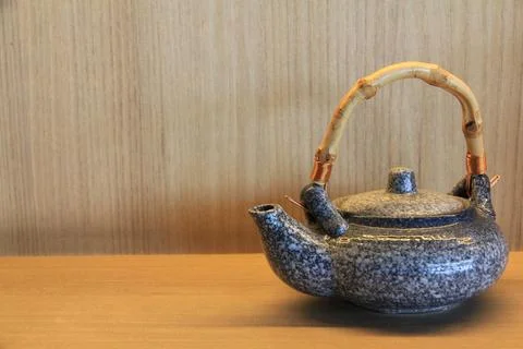A teapot used for drinking tea Stock Photos