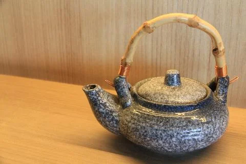 A teapot used for drinking tea Stock Photos