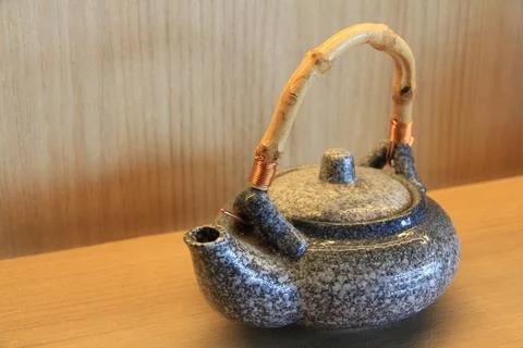 A teapot used for drinking tea Stock Photos