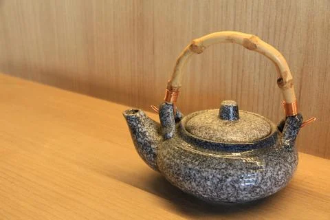A teapot used for drinking tea Stock Photos