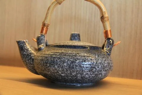 A teapot used for drinking tea Stock Photos