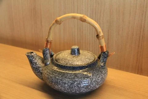 A teapot used for drinking tea Stock Photos