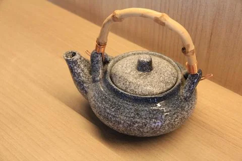 A teapot used for drinking tea Stock Photos