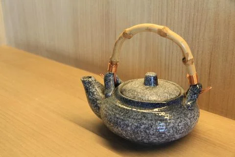A teapot used for drinking tea Stock Photos