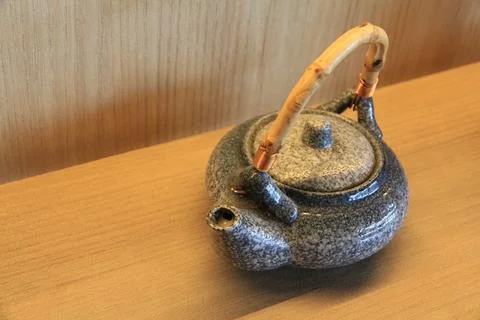 A teapot used for drinking tea Stock Photos