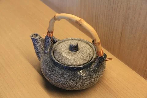 A teapot used for drinking tea Stock Photos