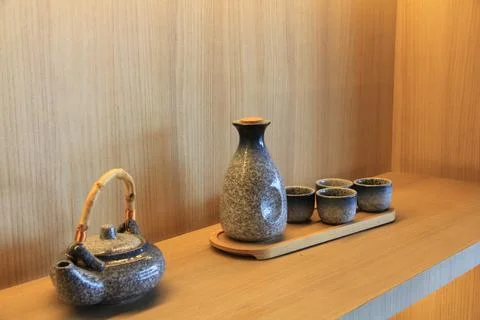 A teapot used for drinking tea Stock Photos