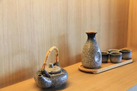 A teapot used for drinking tea Stock Photos