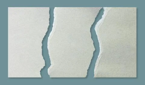 Tear the brown paper Stock Photos