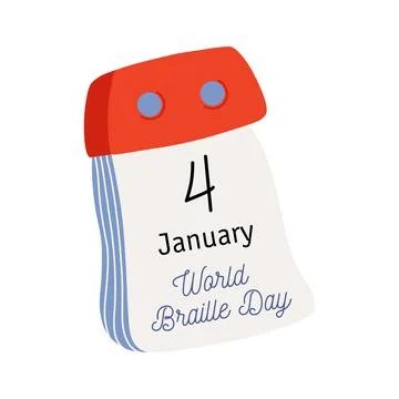Tear-off calendar Illustrazione stock