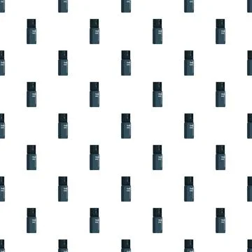 Tear gas spray cans repeating seamless pattern Stock Illustration