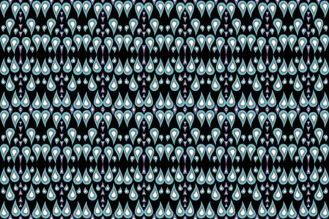 Tear shape stripe pattern.artwork Stock-Illustration