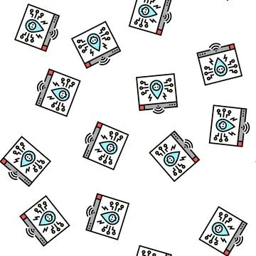 Teardrop attack vector seamless pattern 스톡 일러스트
