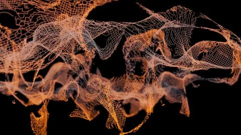 Tearing Netting Background Иллюстрация