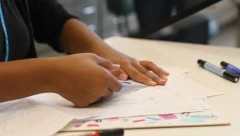 Tearing paper Stock-Footage 10579947