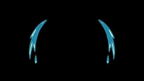 Tears-cartoon-video-material 스톡 동영상 126230213