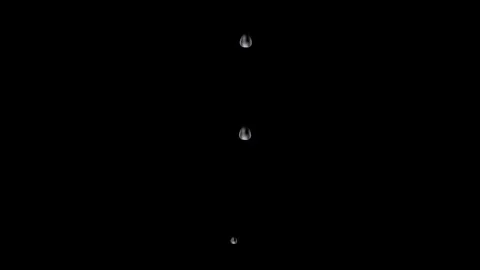 Tears Drops isolated on black background Animation video footage, weeping drop Stock Footage 318951506
