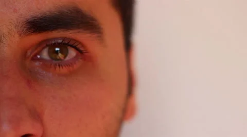 Tears in Eyes Stock Footage 46128126
