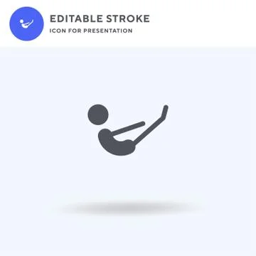 Teaser icon vector, filled flat sign, solid pictogram isolated on white, logo Stock Illustration