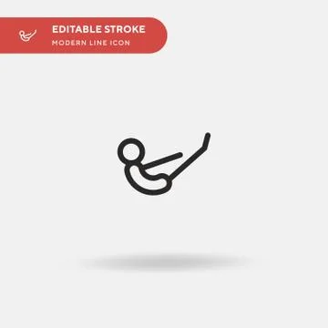 Teaser Simple vector icon. Illustration symbol design template for web mobile Stock Illustration