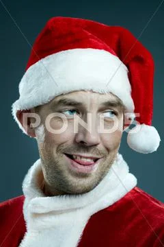 Teasing Santa Stock Photos