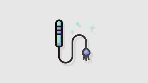 Teasing Stick icon animation alpha Stock Footage 157594980