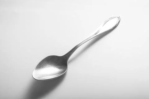 Teaspoon isolated on white background Stock Photos