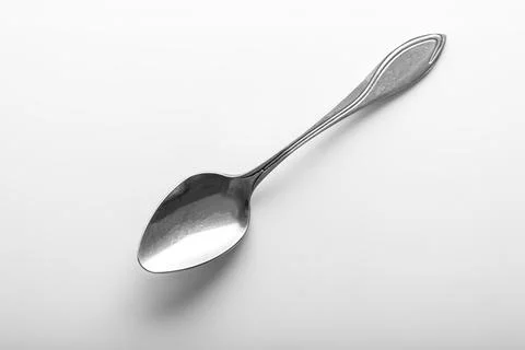 Teaspoon isolated on white background Stock Photos