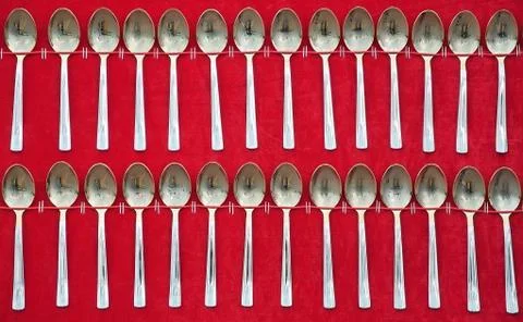 Teaspoons. Stock Photos