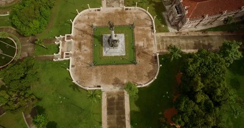 Of Teatro da Paz in Belem do Para, Amazon, Brazil 스톡 동영상 93111994