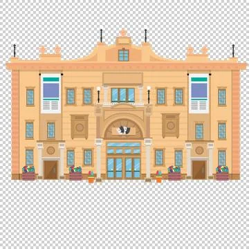 Teatro flat design Ilustración de archivo