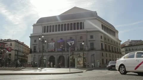 Teatro Real Stock Footage 12134937