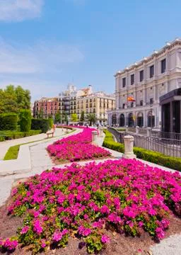 Teatro Real in Madrid Stock Photos